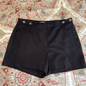 Express Midi High Rise shorts in size 10